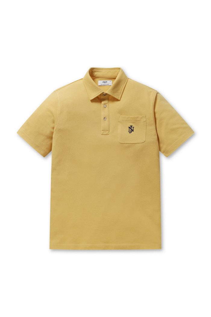 POCKET POLO SHORT (JN X SFM) YELLOW