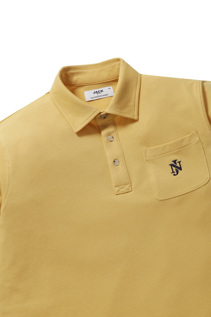 POCKET POLO SHORT (JN X SFM) YELLOW