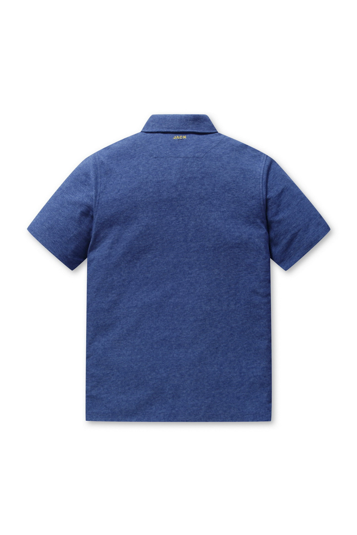 ZIP UP POLO SHORT (JN X SFM) BLUE