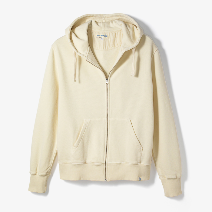 HOODED ZIP JACKET NATURAL