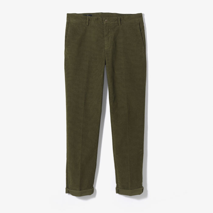 NEWYORK CORDUROY PANTS MILITARY GREEN