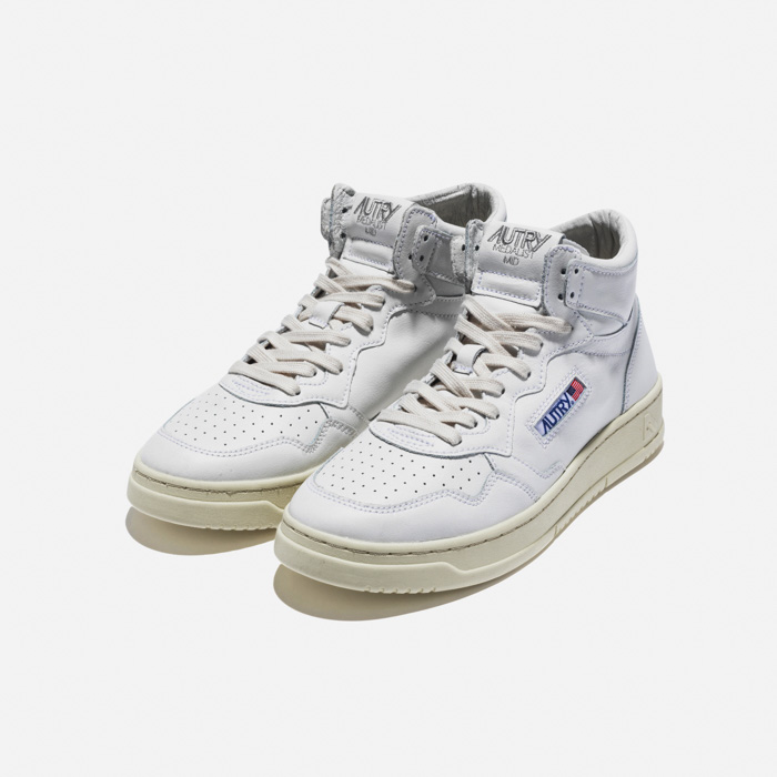 MEDALIST MID SNEAKERS LL (LEATHER/LEATHER) WHITE LL15 MID