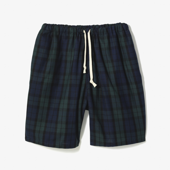 EZ SHORTS III KARAMI WEAVE PLAIDS (BLACKWATCH) DARK NAVY