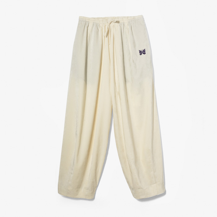 H.D.P PANT (VELVETEEN) WHITE