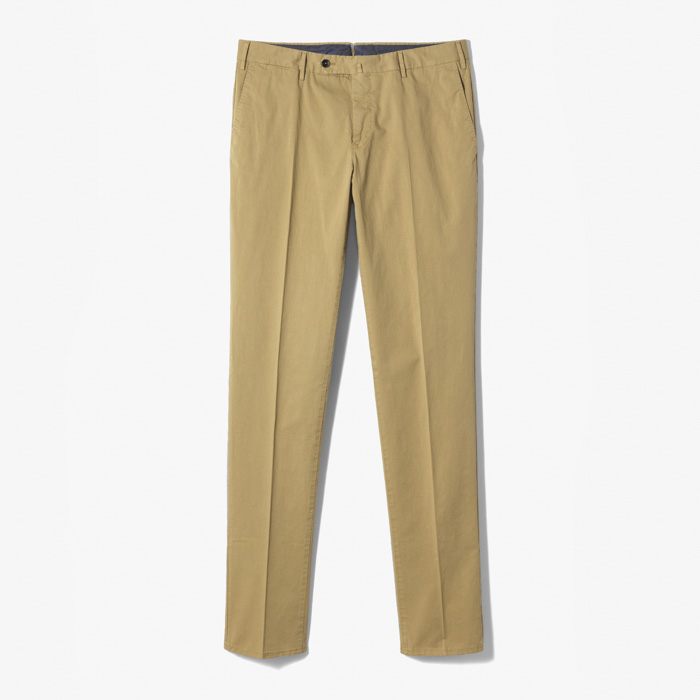 BUSINESS SLIM FIT PANT (LIGHT STRETCH GABARDINE) DARK BEIGE