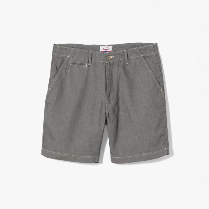 NEW MAKER DENIM SHORTS GRAY