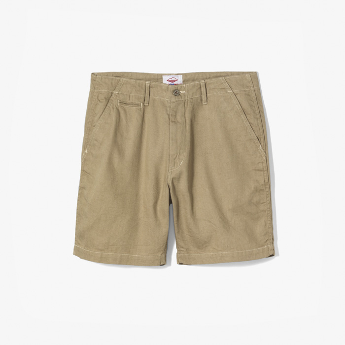 NEW MAKER DENIM SHORTS KHAKI