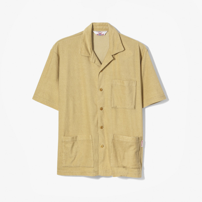 LOUNGE SHIRT (TERRY CLOTH) BEIGE