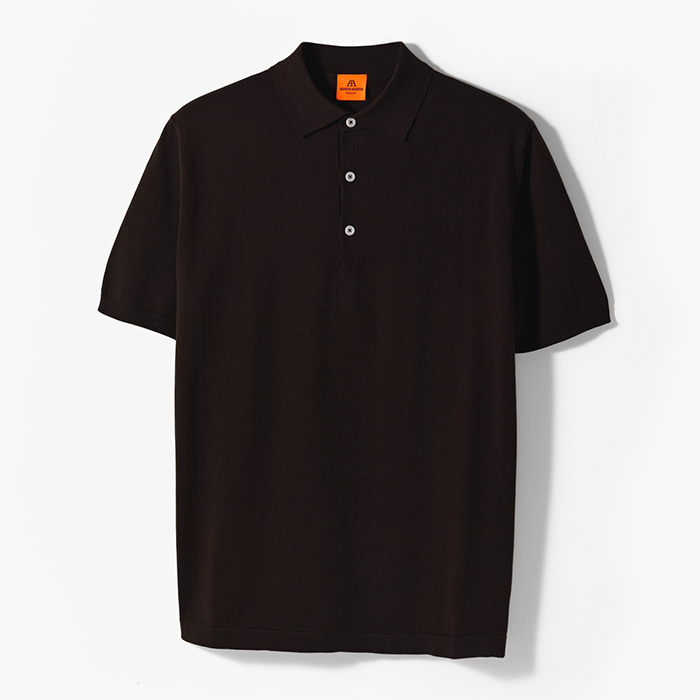 POLO SHORT DARK BROWN