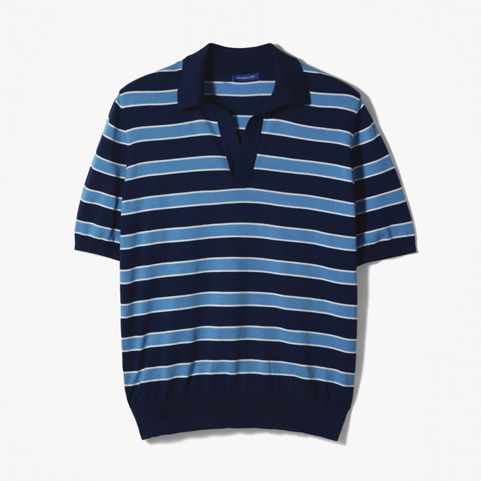 POLO STRIPE SHORT SLEEVES NAVY