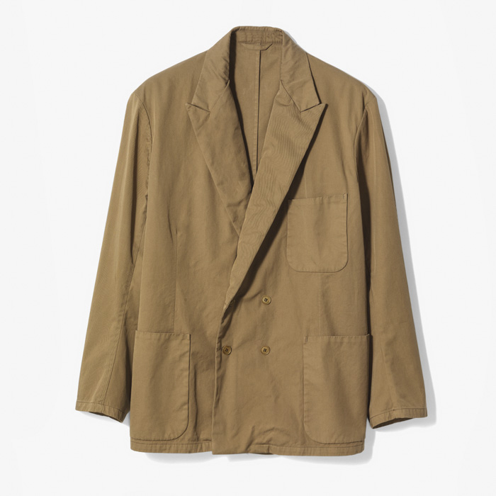 4B DOUBLE EASY JACKET (WASHED COTTON Lt. TWILL) KHAKI