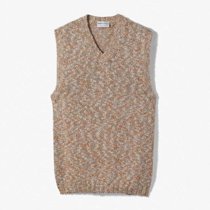 SPECIAL KNITTED VEST ORANGE