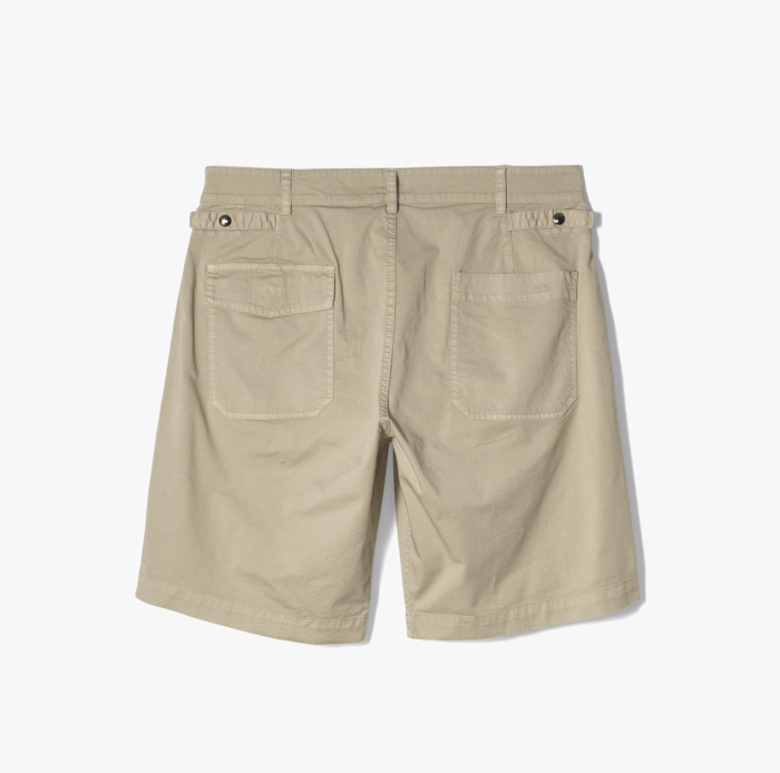 BRANDO 11 WIDE FATIGUE SHORT PANT (WASHED TWILL) SAND