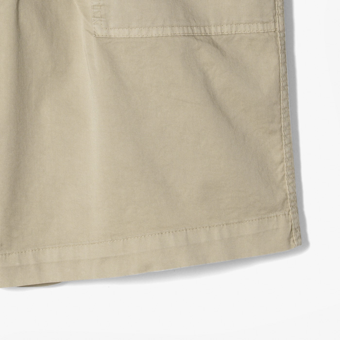 BRANDO 11 WIDE FATIGUE SHORT PANT (WASHED TWILL) SAND