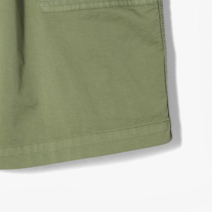 BRANDO 11 WIDE FATIGUE SHORT PANT (WASHED TWILL) LIGHT GREEN