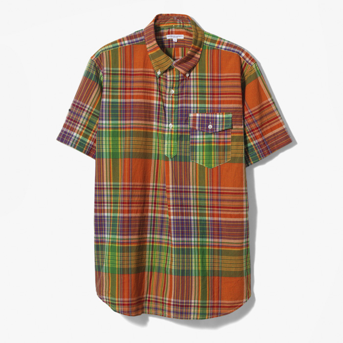 POPOVER BD SHIRT (COTTON BROADCLOTH) ORANGE