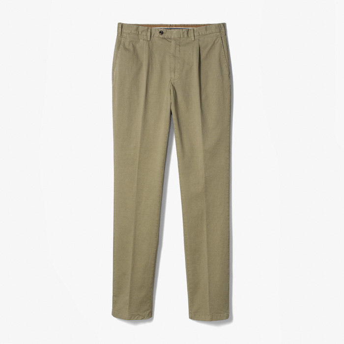 SLIM FIT 1PLEAT PANT X SFM (GABARDINA STRETCH) BEIGE