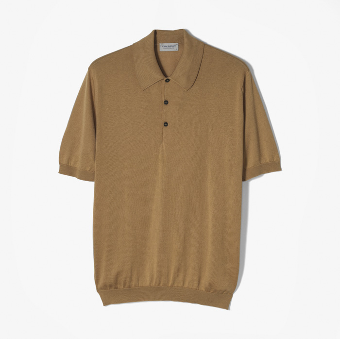 ISIS POLO SHORT CAMEL