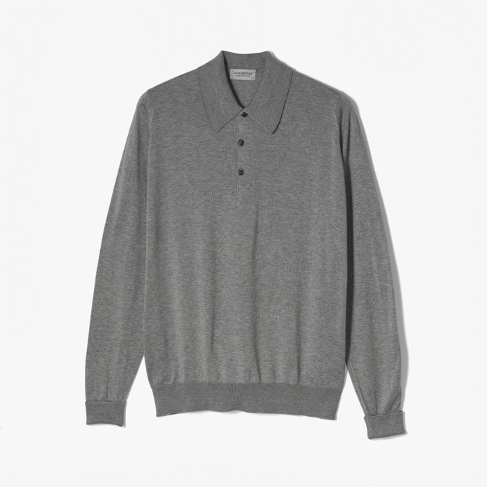 FINCHLEY POLO SHIRT LIGHT GREY