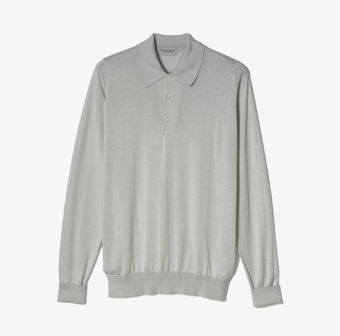 FINCHLEY POLO SHIRT SILVER