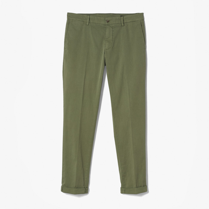 NEW YORK CHINO PANTS MILITARY GREEN