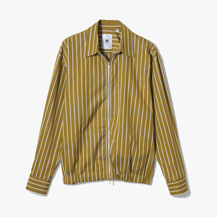 BOWLING SHIRT (STRIPE) MUSTARD