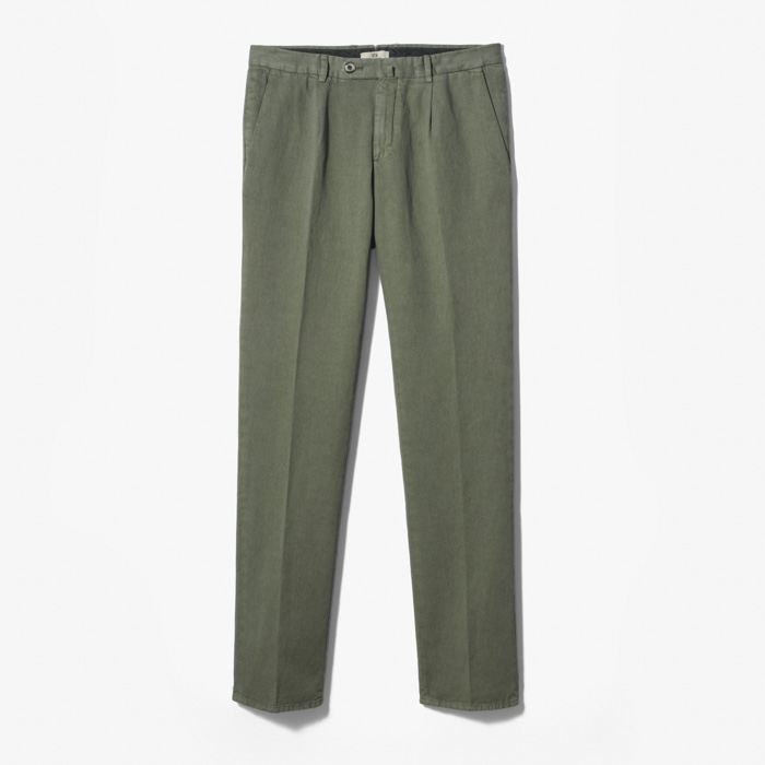 811 SLIM FIT PANT (DRILL COTONE LINO PP) LIGHT GREEN