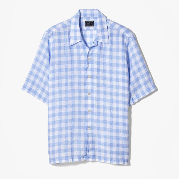 HARMY (HAWAIAN SHIRT) WASHED BLUE