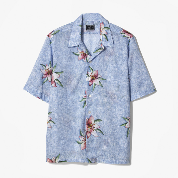 HARMY (HAWAIAN SHIRT) LIGHT BLUE