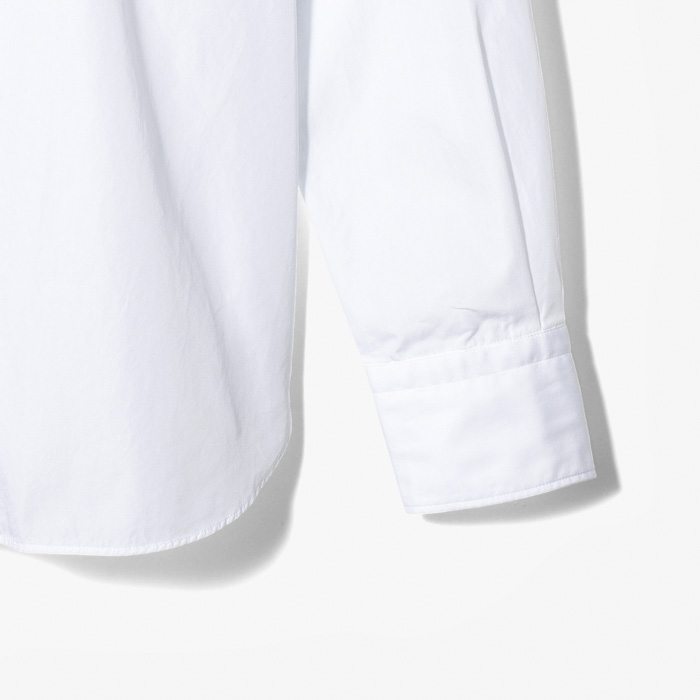 (ST) FIL A FIL DRESS SHIRT WHITE