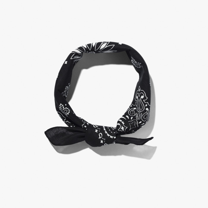 PAISLEY BANDANA BLACK