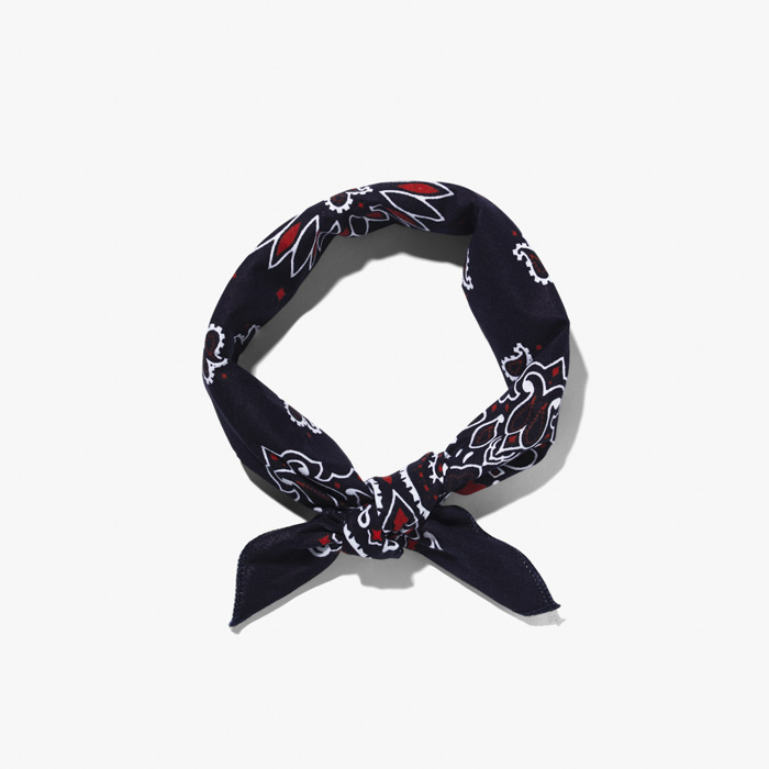 PAISLEY BANDANA(NAVY/RED) NAVY