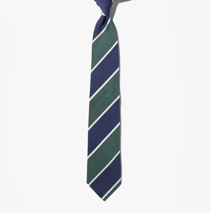 REGIMENTAL TIE (MOGADOR) GREEN