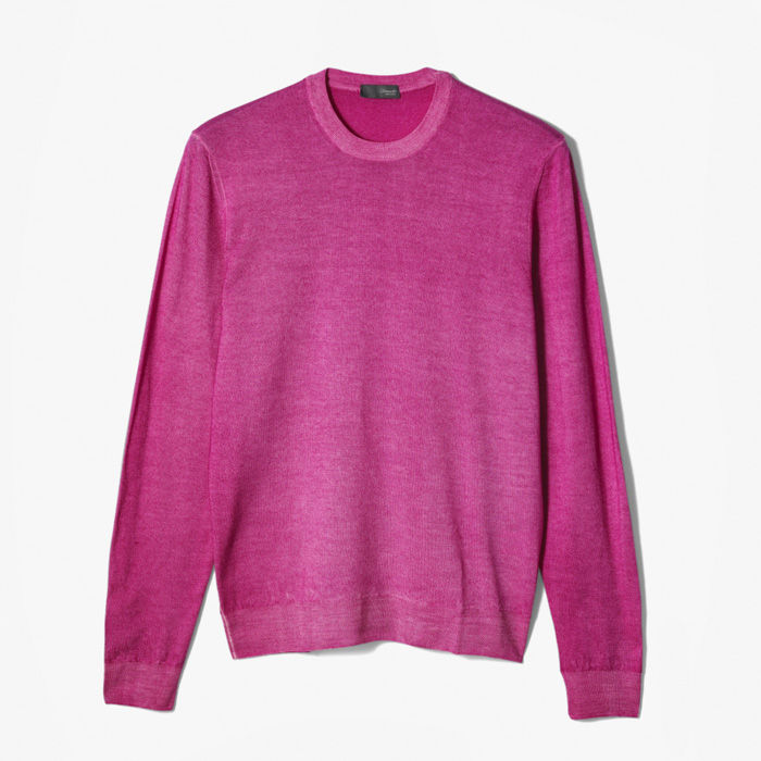 CREWNECK FINE KNIT PINK