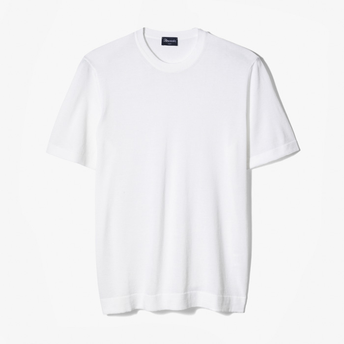 CREWNECK COTTON T-SHIRT WHITE