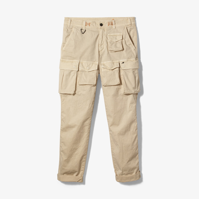 NEWSNAKE MILITARY CARGO PANTS BEIGE