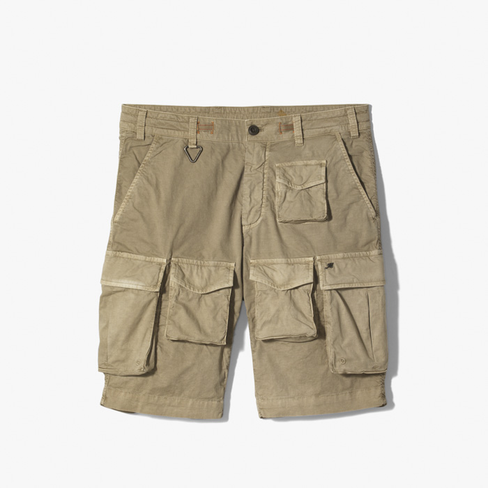 NEW SNAKE BERMUDA SHORT PANTS BEIGE