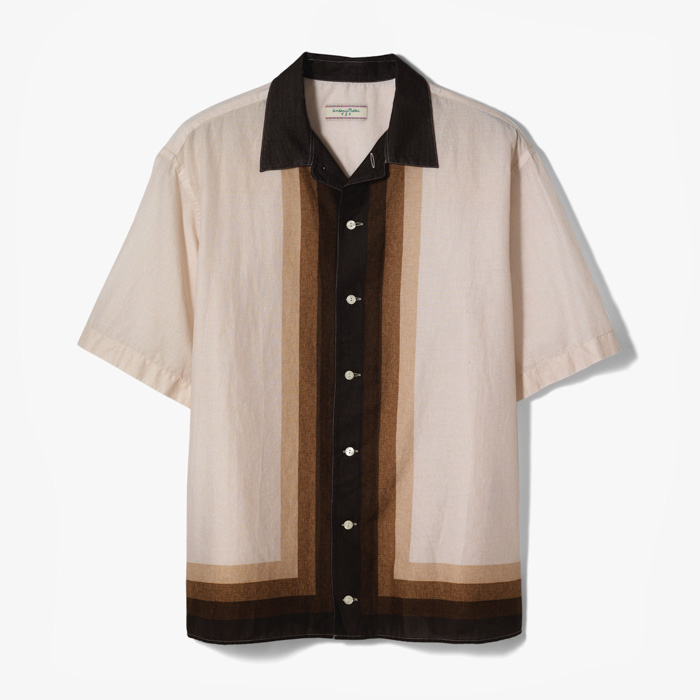 CAMP SHIRT (WASHED) BROWN