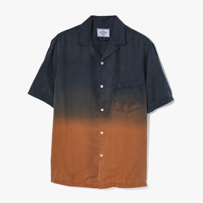 DOGTOWN (DEEP DYE) CAMP SHIRT CHARCOAL GRAY