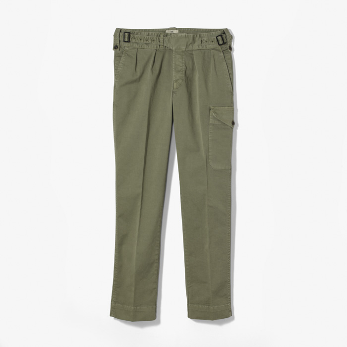 GURKA CARGO PANT (CHINO STRETCH) LIGHT GREEN