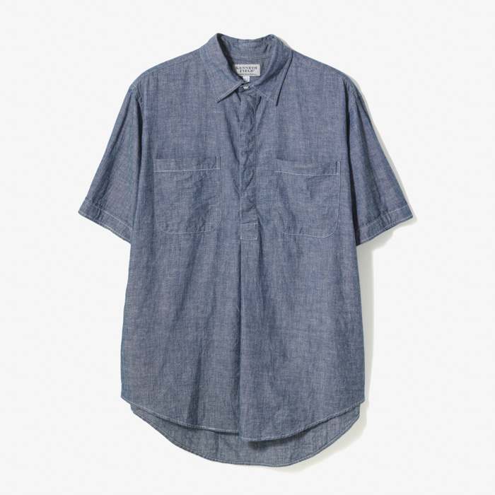 S/S ROOMY SHIRTS CAMBRAY BLUE