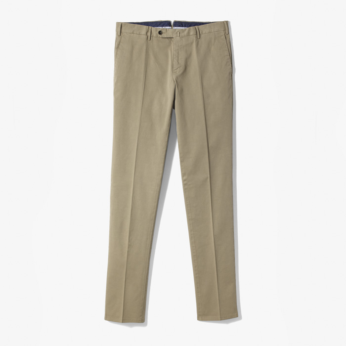 BUSINESS SLIM FIT FLAT-FRONT PANT (FOUR SEASON STRETCH BATAVIA) GRAY