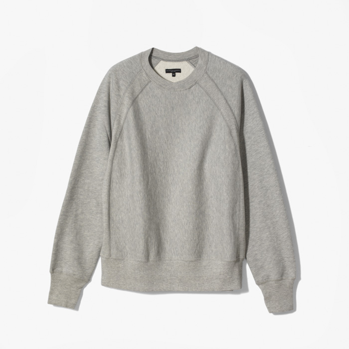 RAGLAN CREW (CP HEAVY FLEECE) HEATHERED GRAY