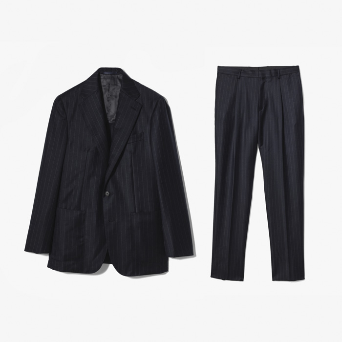 CLASSIC SUIT (PIN STRIPE) DARK NAVY