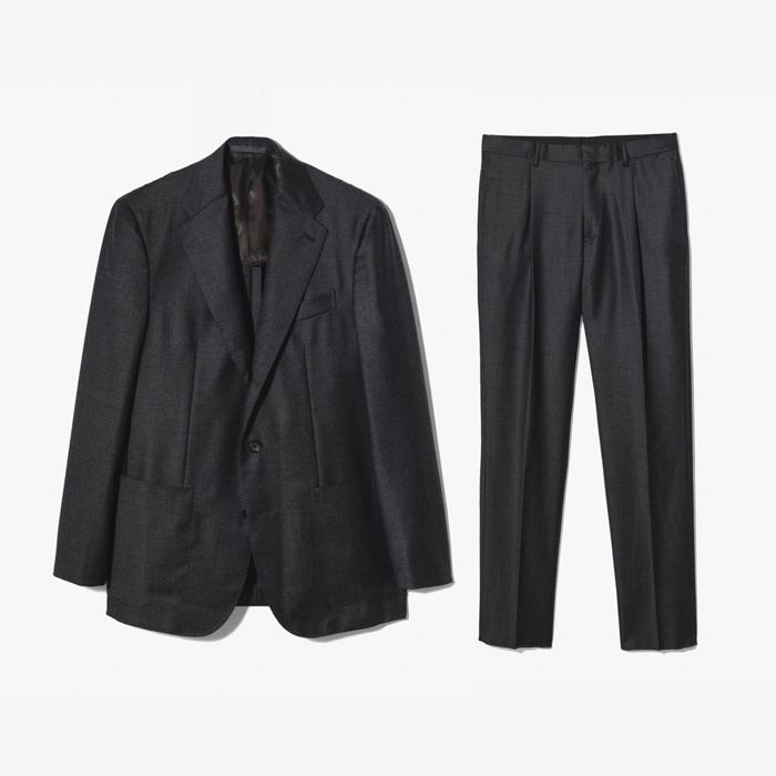 CLASSIC SUIT (PIN CHECK) DARK GRAY