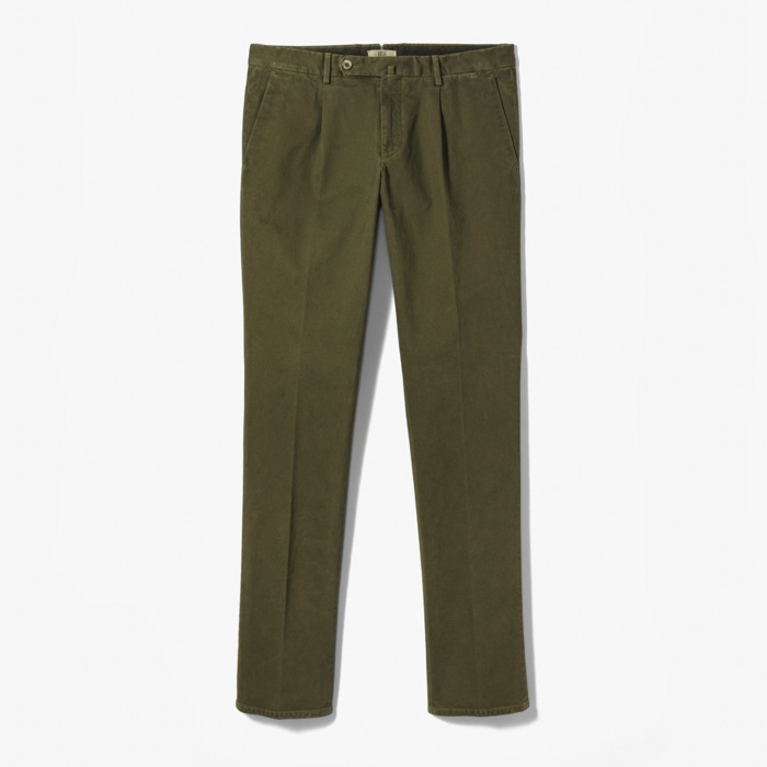 811 SLIM FIT GARMENTDYED PANT (BATAVIA STRETCH) OLIVE