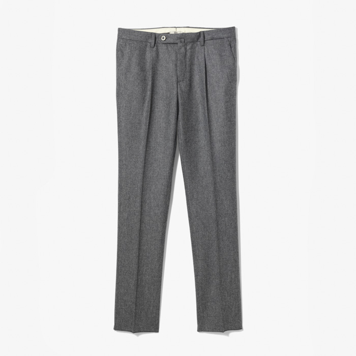 811 SLIM FIT FLANNEL PANT (FLANELLA CARDATA) GRAY