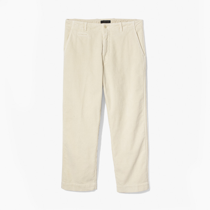 AXCEL 48 WIDE CHINO PANT (WASHED COURDUROY) OFF-WHITE