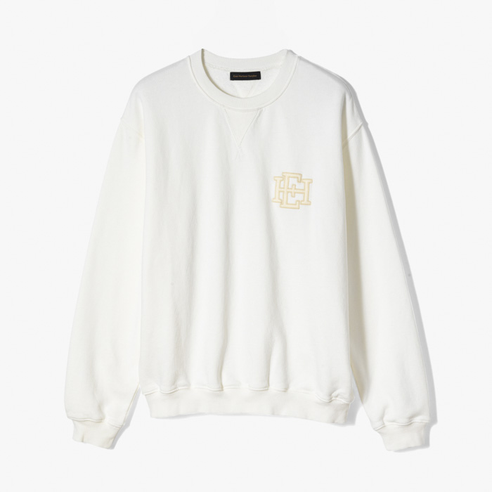 BEATLES 56 WASHED SWEATSHIRT (LOGO PRINT) OFF-WHITE