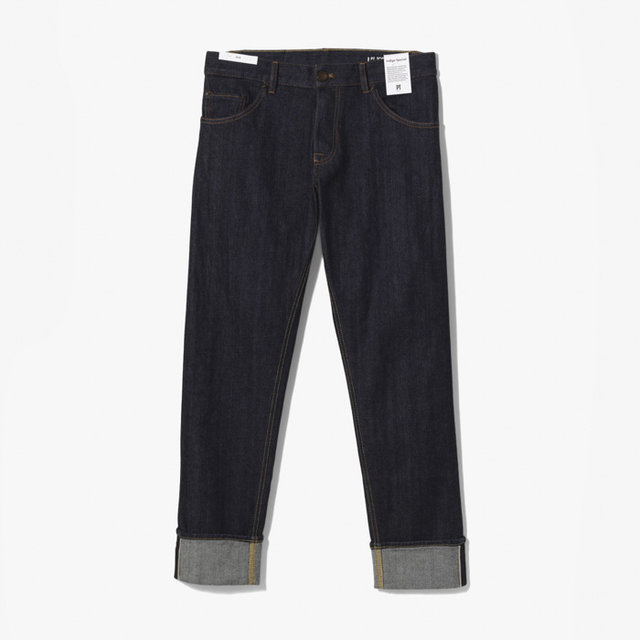 DUB STYLE 1960s STRAIGHT FIT SELVEDGE DENIM PANT (ORGANIC STRETCH 12oz) DARK NAVY